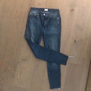 MOTHER “The Vamp” ankle fray